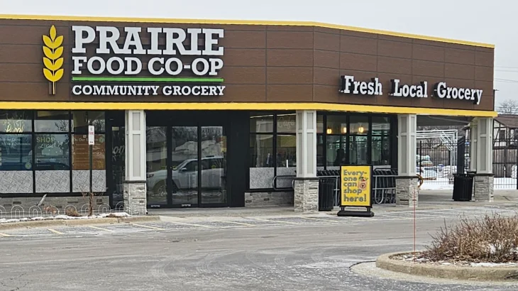 The front of the Prairie Food Co-Op Community Grocery