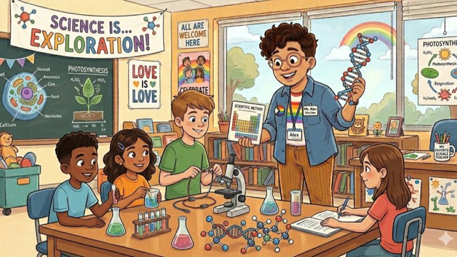 Queer Middle School Teacher Mistakes Diary for Data