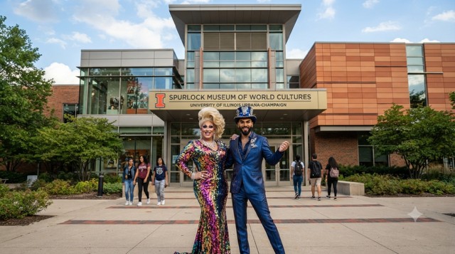 University of Illinois & Daughters of the British Empire Host “Whole Family” Drag Tea Party